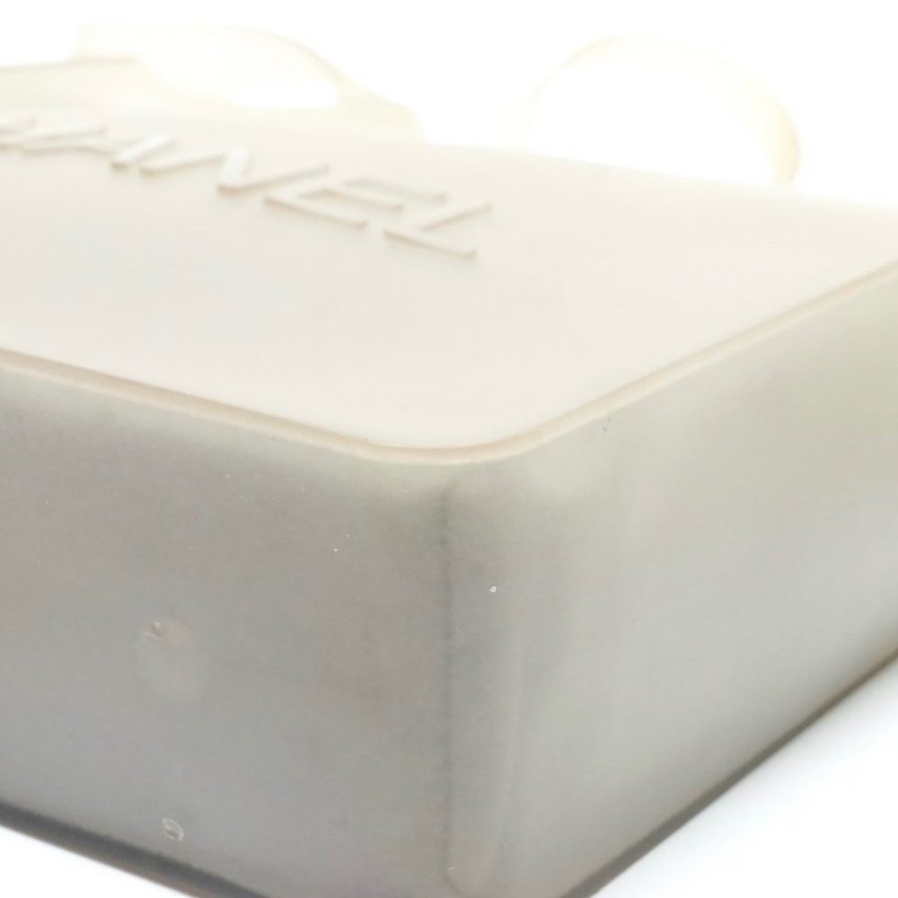 SALE! RARE - PREOWNED Chanel Silicone Gray Handbag - Picture 11 of 16